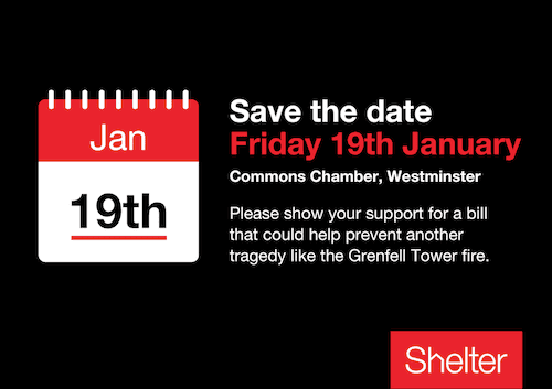 Save the date: Friday 19th January (Shelter campaign)