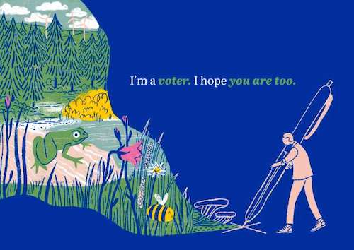 I'm a voter. I hope you are too. (WeMove get-out-the-vote campaign) 