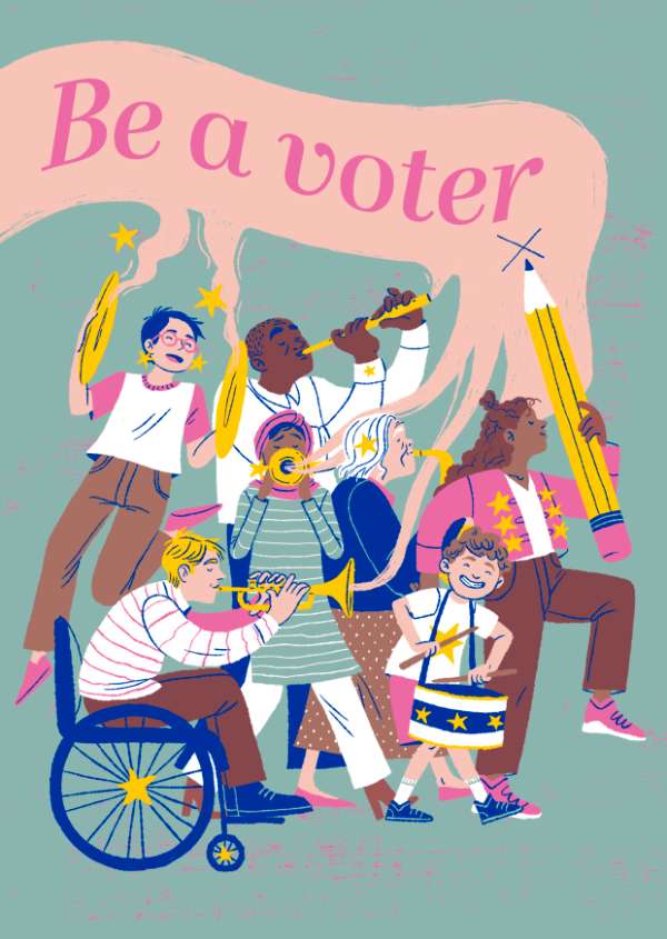 Be a voter (WeMove get-out-the-vote campaign)